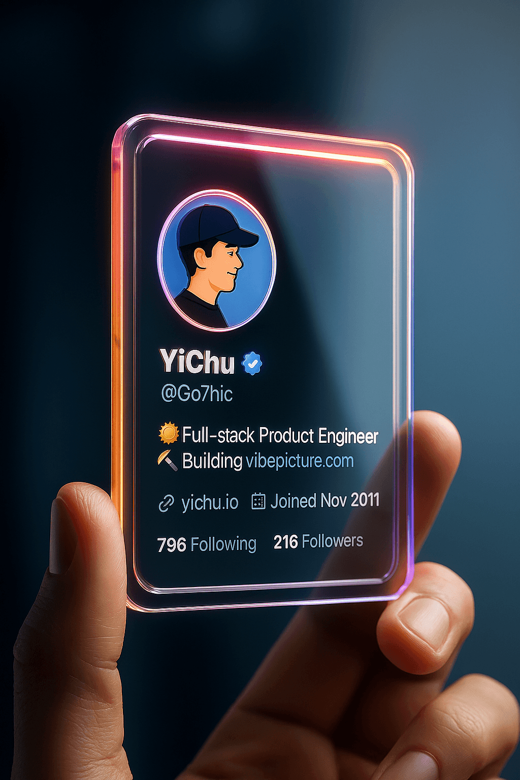 Generated Profile Card